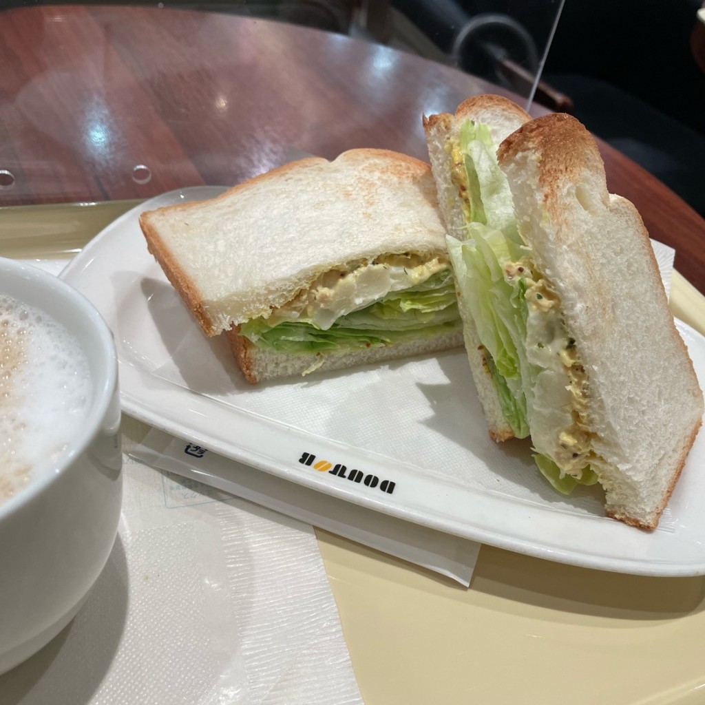 ユーザーが投稿したSモーニングセットの写真 - 実際訪問したユーザーが直接撮影して投稿した東品治町カフェドトールコーヒーショップ JR鳥取駅店の写真