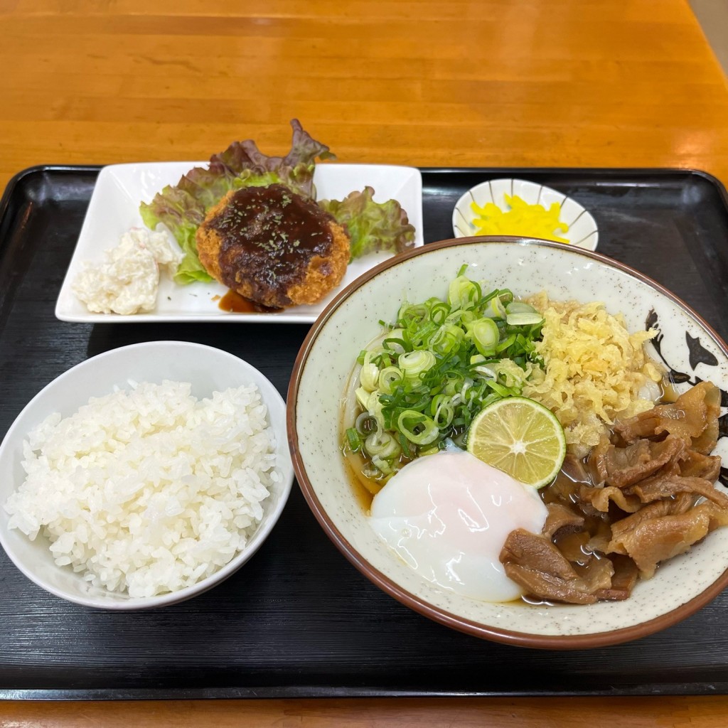 実際訪問したユーザーが直接撮影して投稿した中田町うどんセルフうどん すずめの写真