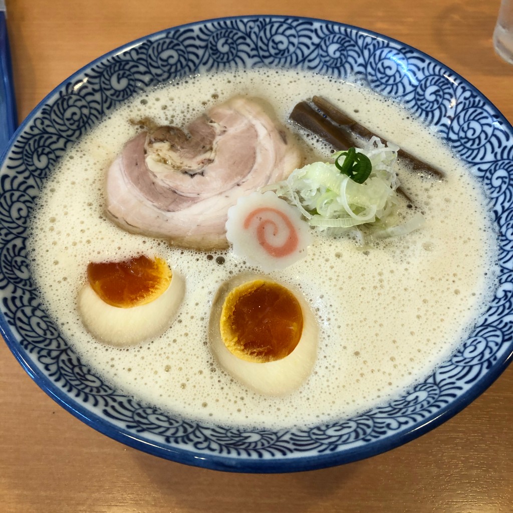 ユーザーが投稿した煮干し白湯ラーメンの写真 - 実際訪問したユーザーが直接撮影して投稿した宮後ラーメン / つけ麺吉風の写真