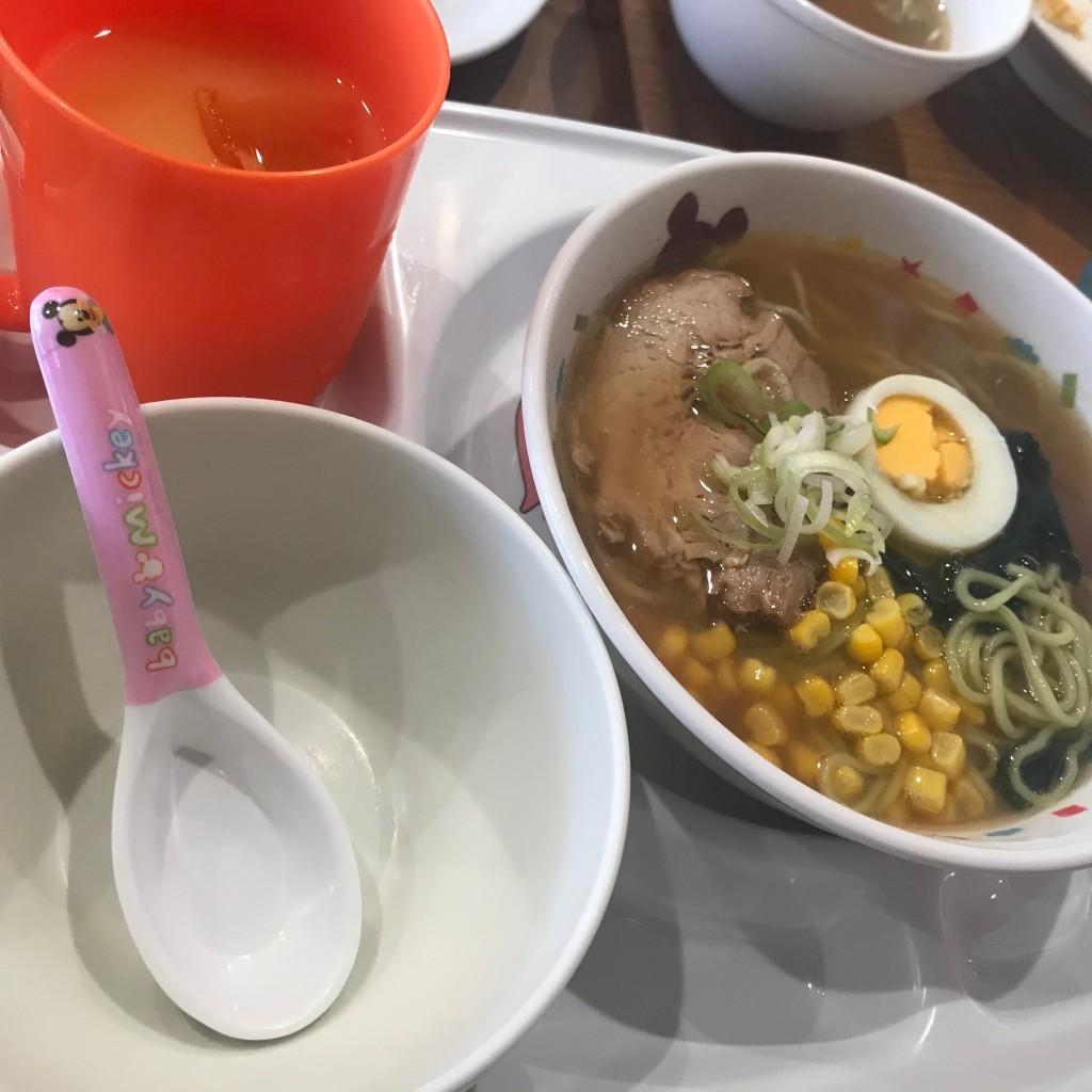 ユーザーが投稿したお子様ラーメンの写真 - 実際訪問したユーザーが直接撮影して投稿した日進町ラーメン専門店餃子とラーメンの旨い店 みよしの写真