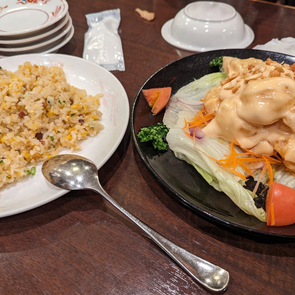 ユーザーが投稿したエビマヨネーズサラダの写真 - 実際訪問したユーザーが直接撮影して投稿した石垣東中華料理レストラン 東洋軒の写真