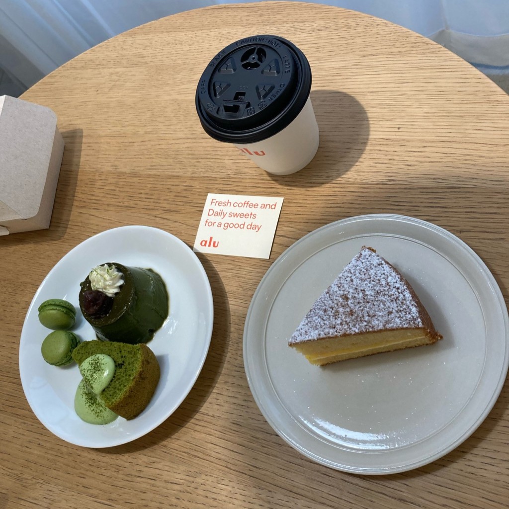 ユーザーが投稿したヴィクトリアケーキの写真 - 実際訪問したユーザーが直接撮影して投稿した大博町カフェalu coffee (或珈琲)の写真