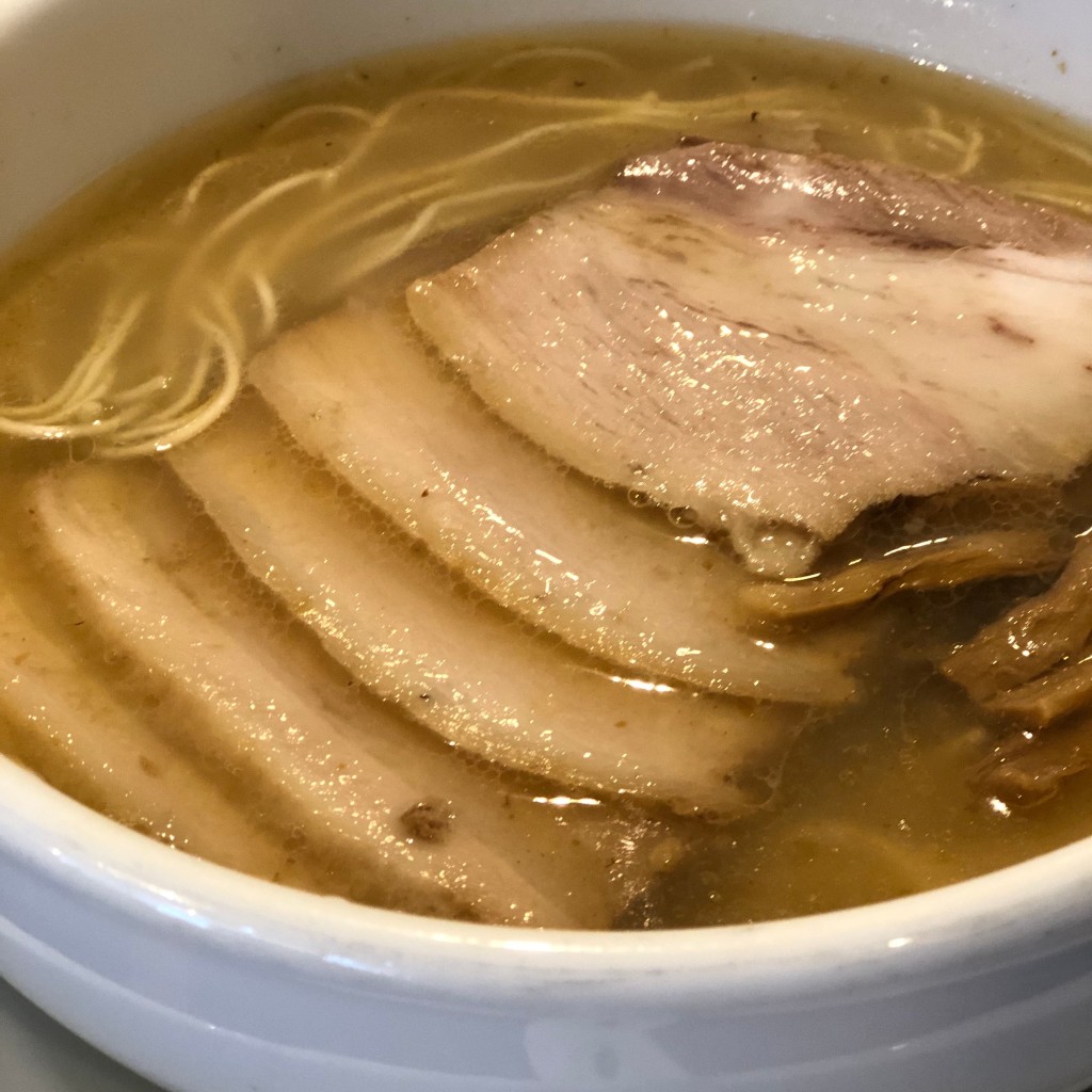 ユーザーが投稿した塩ラーメン チャーシューの写真 - 実際訪問したユーザーが直接撮影して投稿した徳川町ラーメン専門店ラーメン専門店 徳川町 如水の写真