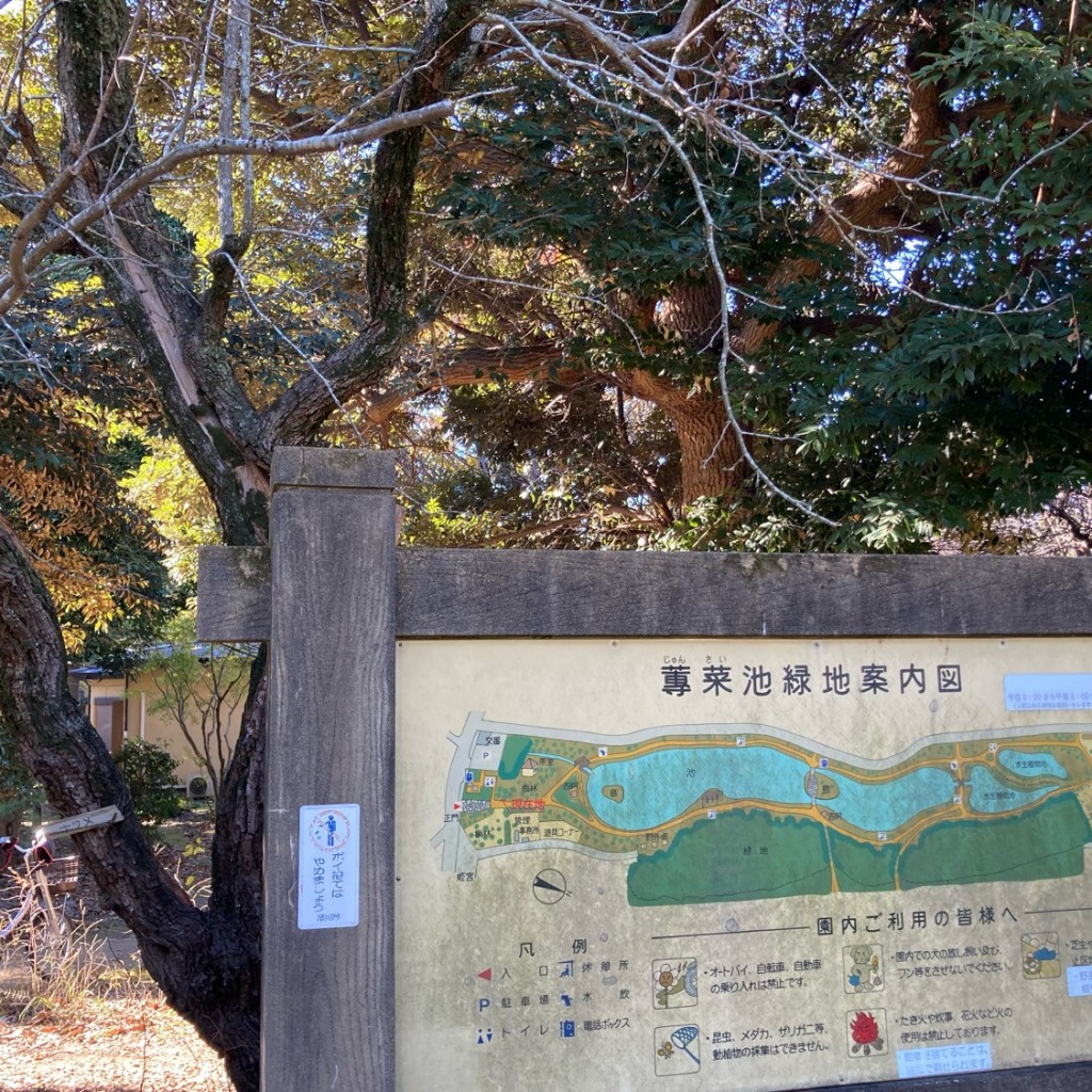 実際訪問したユーザーが直接撮影して投稿した中国分公園じゅん菜池緑地の写真