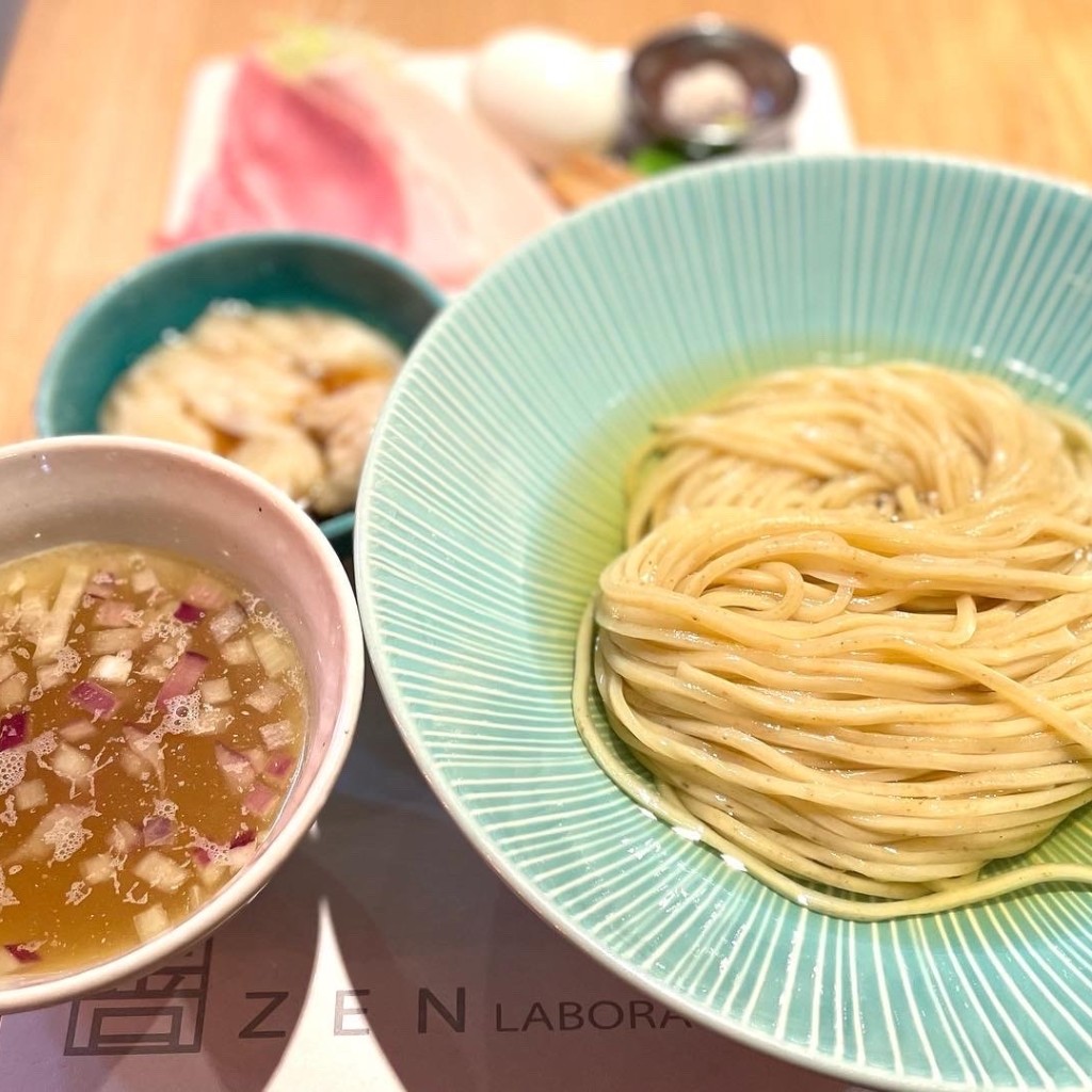 ユーザーが投稿した鰹昆布水つけ麺 極の写真 - 実際訪問したユーザーが直接撮影して投稿した芝田ラーメン / つけ麺善LABORATORYの写真