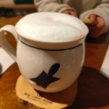 カプチーノ - 実際訪問したユーザーが直接撮影して投稿した神明カフェmomonga cafe & roasteryの写真のメニュー情報