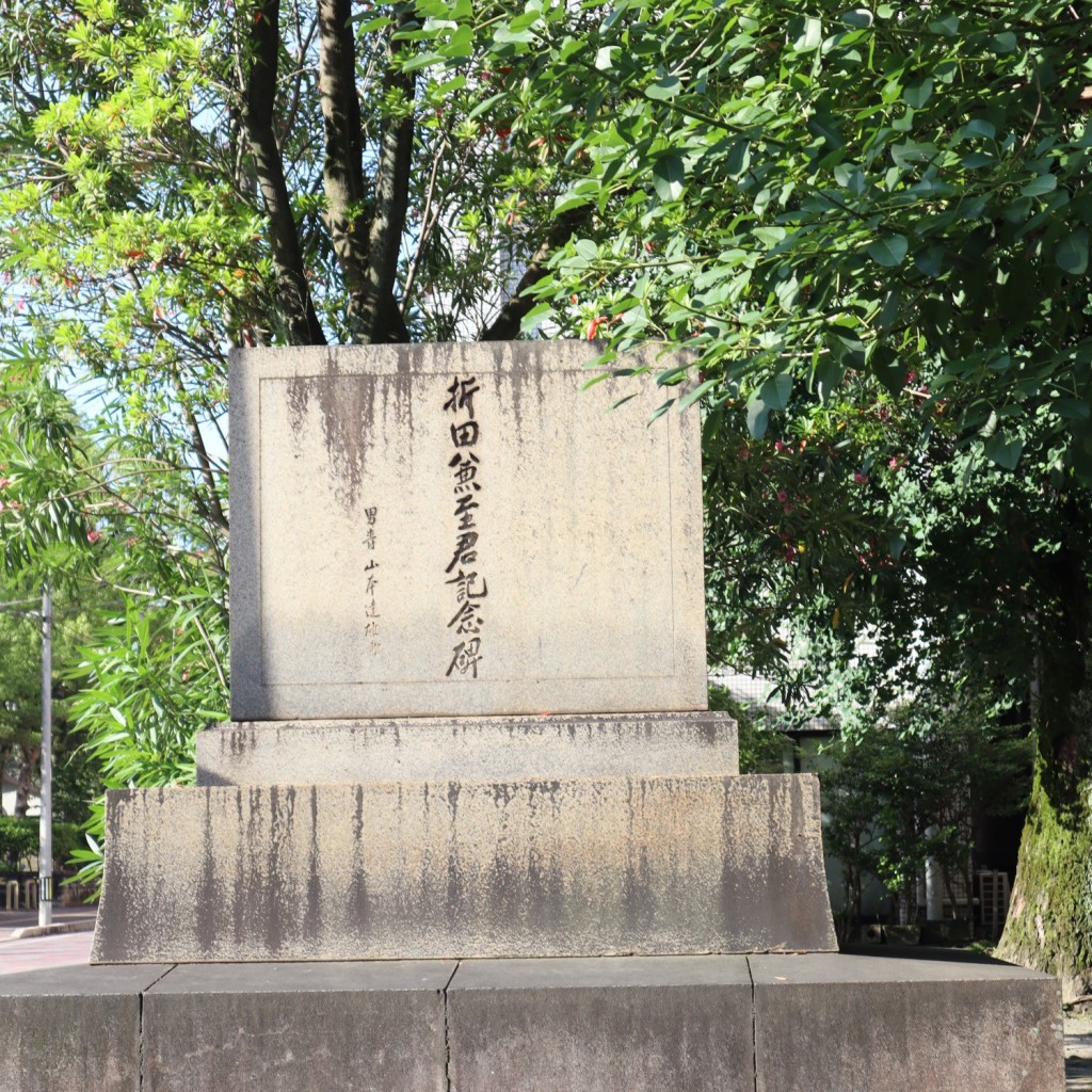 実際訪問したユーザーが直接撮影して投稿した城山町記念碑折田兼至 顕彰碑の写真