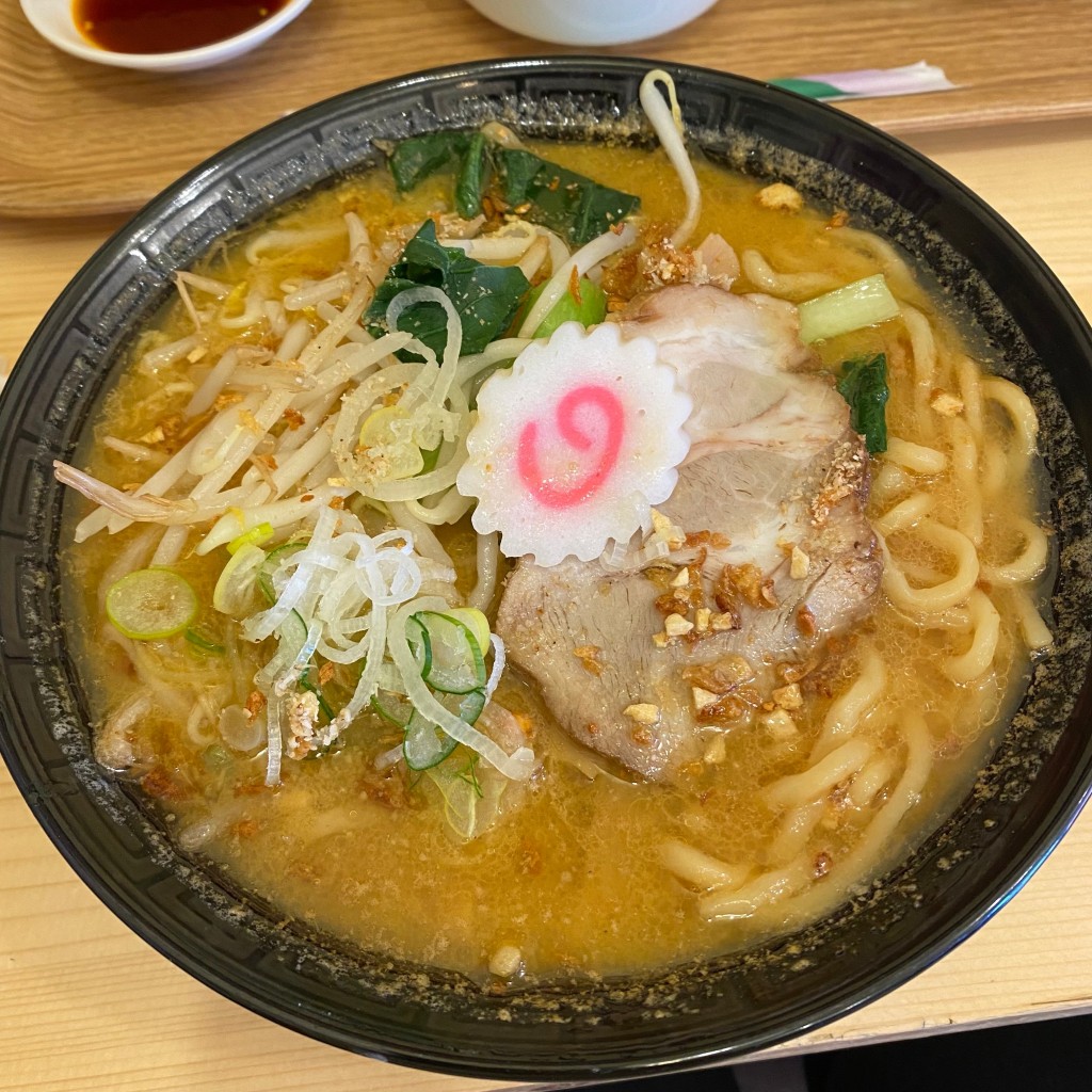 ユーザーが投稿した味噌ラーメンの写真 - 実際訪問したユーザーが直接撮影して投稿した野上町餃子なか屋の写真