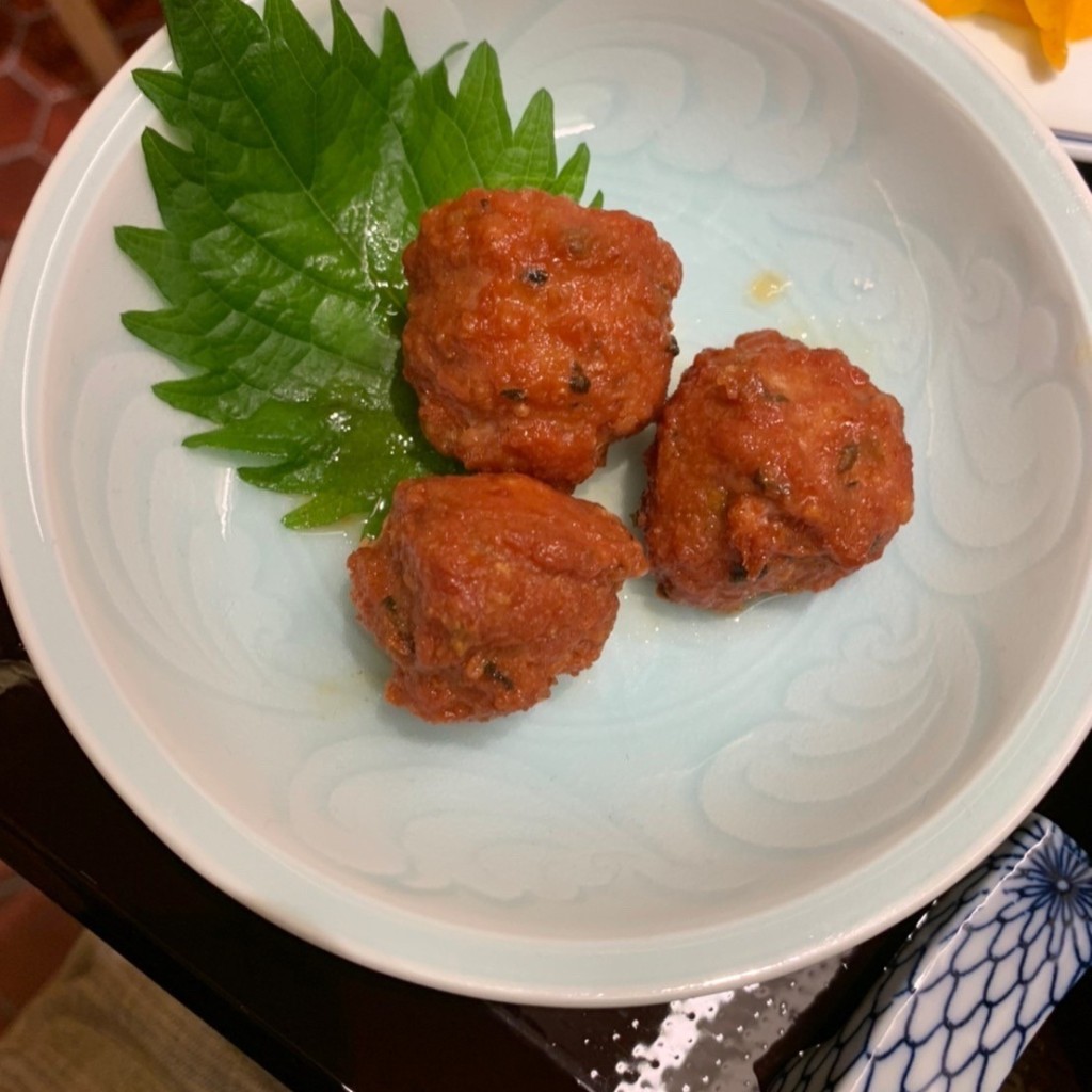 ユーザーが投稿した海老天カレーうどん、カツ丼、つくねの写真 - 実際訪問したユーザーが直接撮影して投稿した西中島鶏料理京の鳥どころ八起庵 アルデ新大阪店の写真