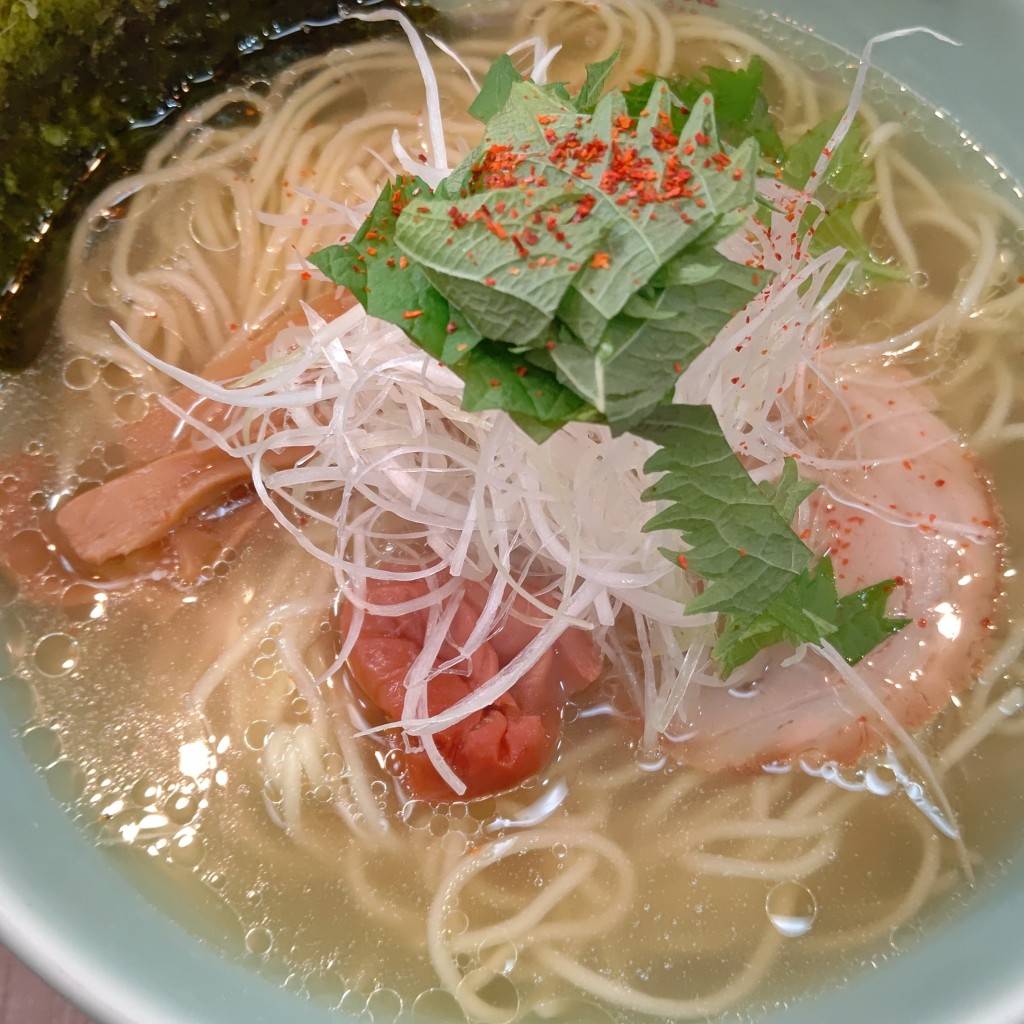 ユーザーが投稿した塩梅旨味ラーメンの写真 - 実際訪問したユーザーが直接撮影して投稿した西開発ラーメン / つけ麺麺屋 源 西開発店の写真