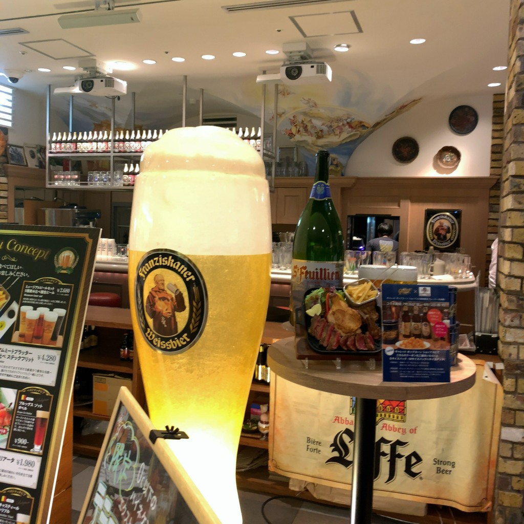 実際訪問したユーザーが直接撮影して投稿した押上ビアホール世界のビール博物館東京スカイツリータウン・ソラマチ店の写真