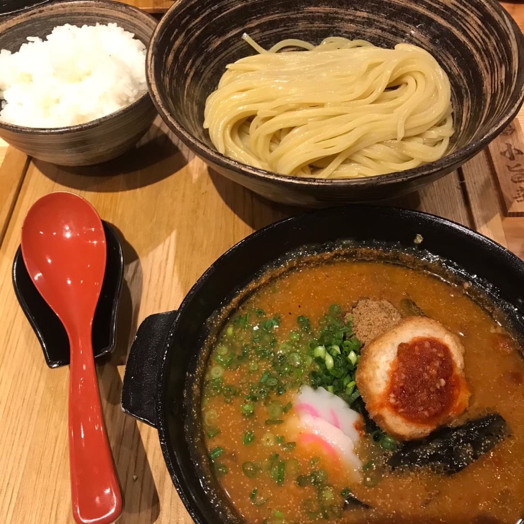 ユーザーが投稿しためんたい煮こみつけ麺の写真 - 実際訪問したユーザーが直接撮影して投稿した南池袋つけ麺専門店元祖めんたい煮こみつけ麺の写真