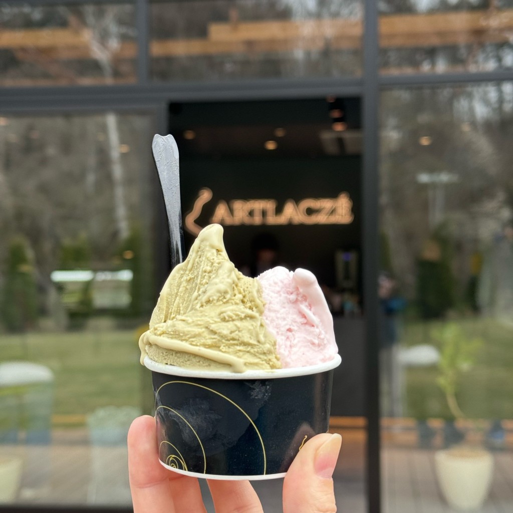 実際訪問したユーザーが直接撮影して投稿した美沢カフェARTLACZE Gelato Pizza 北広島店の写真