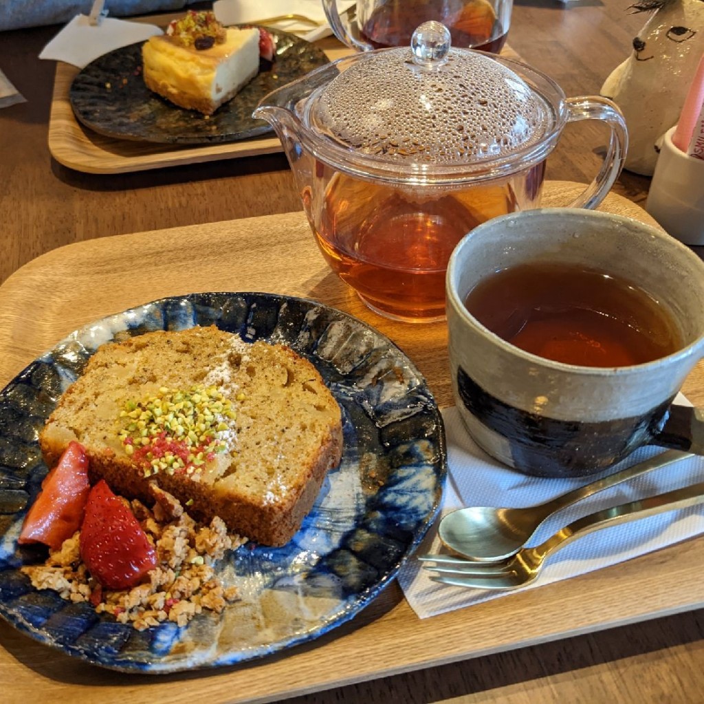 ユーザーが投稿したチーズケーキの写真 - 実際訪問したユーザーが直接撮影して投稿した堤町カフェうつわとカフェ Lauの写真