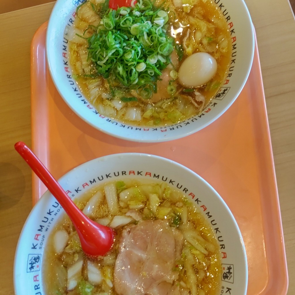 ユーザーが投稿した煮玉子ネギラーメンの写真 - 実際訪問したユーザーが直接撮影して投稿したあゆみ野ラーメン専門店神座 ららぽーと和泉店の写真