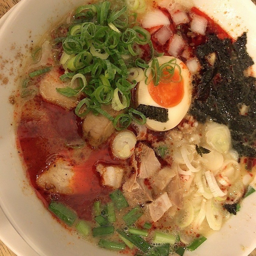 ユーザーが投稿した四川麻辣ラーメン 杏仁豆腐の写真 - 実際訪問したユーザーが直接撮影して投稿した谷町ラーメン / つけ麺岡本商店の写真