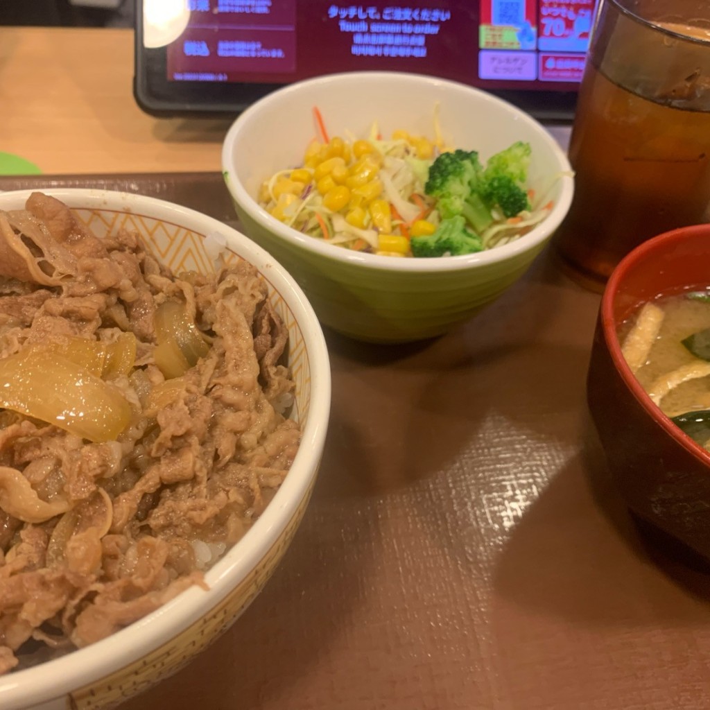 ユーザーが投稿した並 牛丼の写真 - 実際訪問したユーザーが直接撮影して投稿した赤坂牛丼すき家 赤坂六丁目店の写真