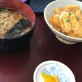 カツ丼セット - 実際訪問したユーザーが直接撮影して投稿した枝光本町うどん鶴亀の写真のメニュー情報