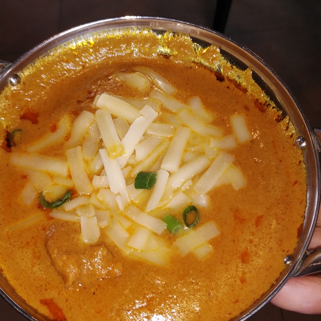 ユーザーが投稿したチキンカレー&チーズの写真 - 実際訪問したユーザーが直接撮影して投稿した保谷町インド料理アイキッチン 柳沢店の写真