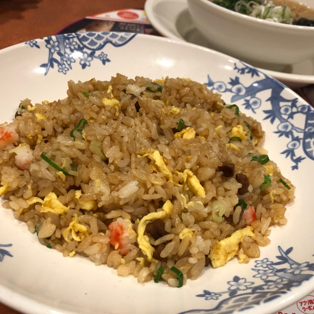 ユーザーが投稿したチャーハン定食の写真 - 実際訪問したユーザーが直接撮影して投稿した並木町中華料理バーミヤン 八王子並木町店の写真