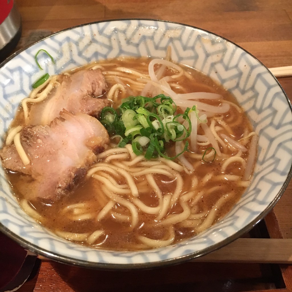 ユーザーが投稿した特製濃鰹醤油ラーメンの写真 - 実際訪問したユーザーが直接撮影して投稿した長居ラーメン専門店らーめん3738の写真