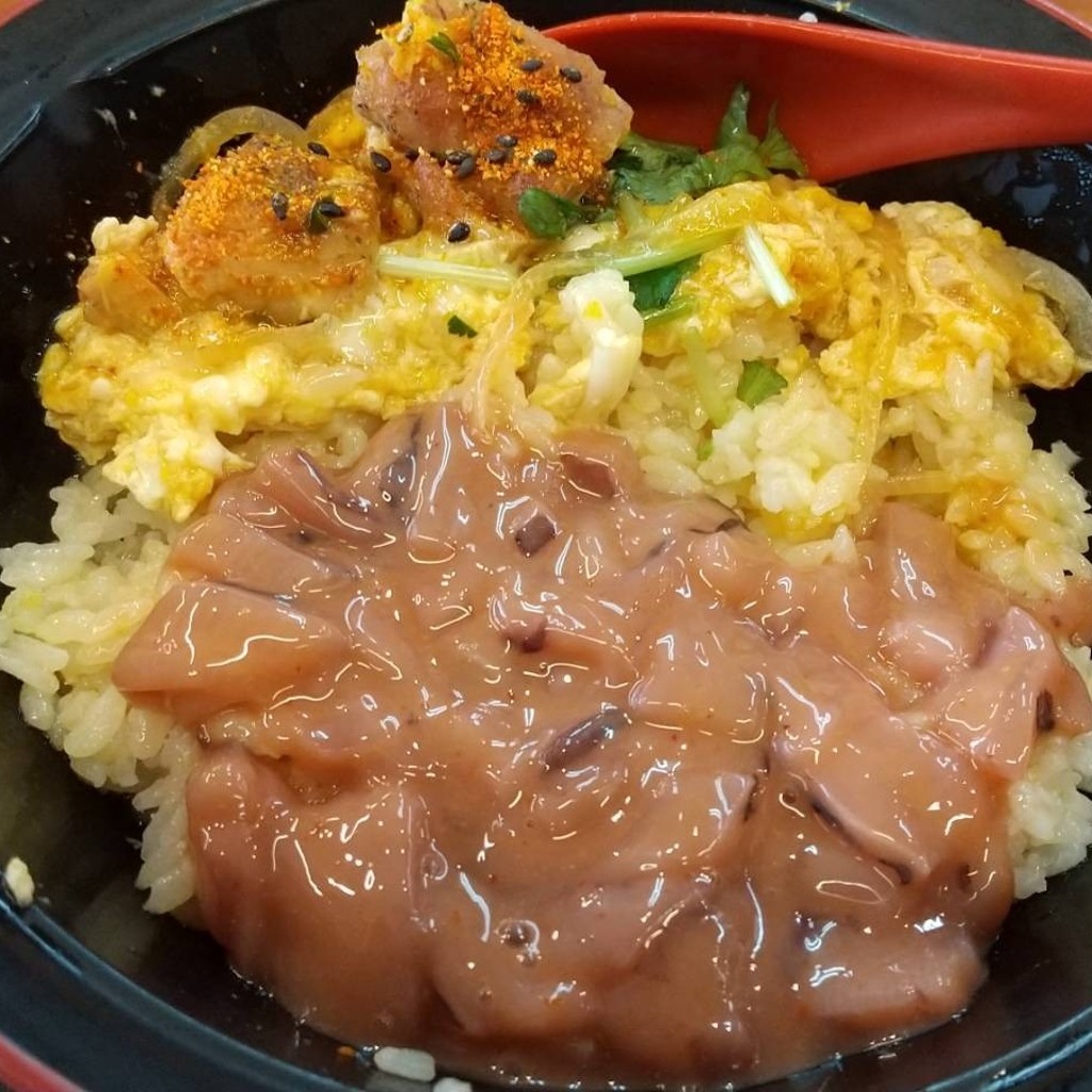 ユーザーが投稿した親子丼の写真 - 実際訪問したユーザーが直接撮影して投稿した中央町からあげからやま 愛知岩倉店の写真