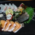お造り3種盛り合わせ - 実際訪問したユーザーが直接撮影して投稿した宇田川町魚介 / 海鮮料理旬彩鮮味 うのさとの写真のメニュー情報