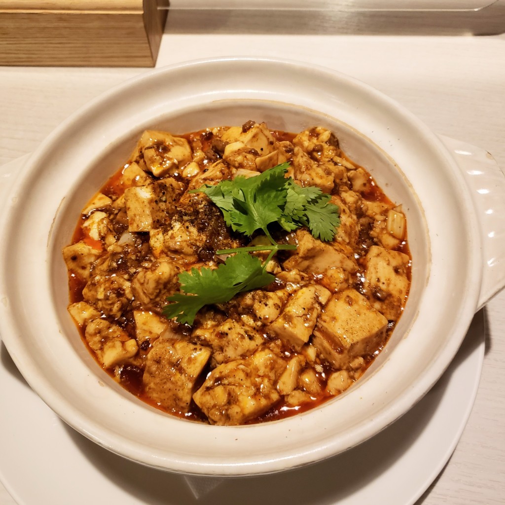 ユーザーが投稿した麻婆豆腐の写真 - 実際訪問したユーザーが直接撮影して投稿した秋葉町中華料理中国料理朱夏の写真