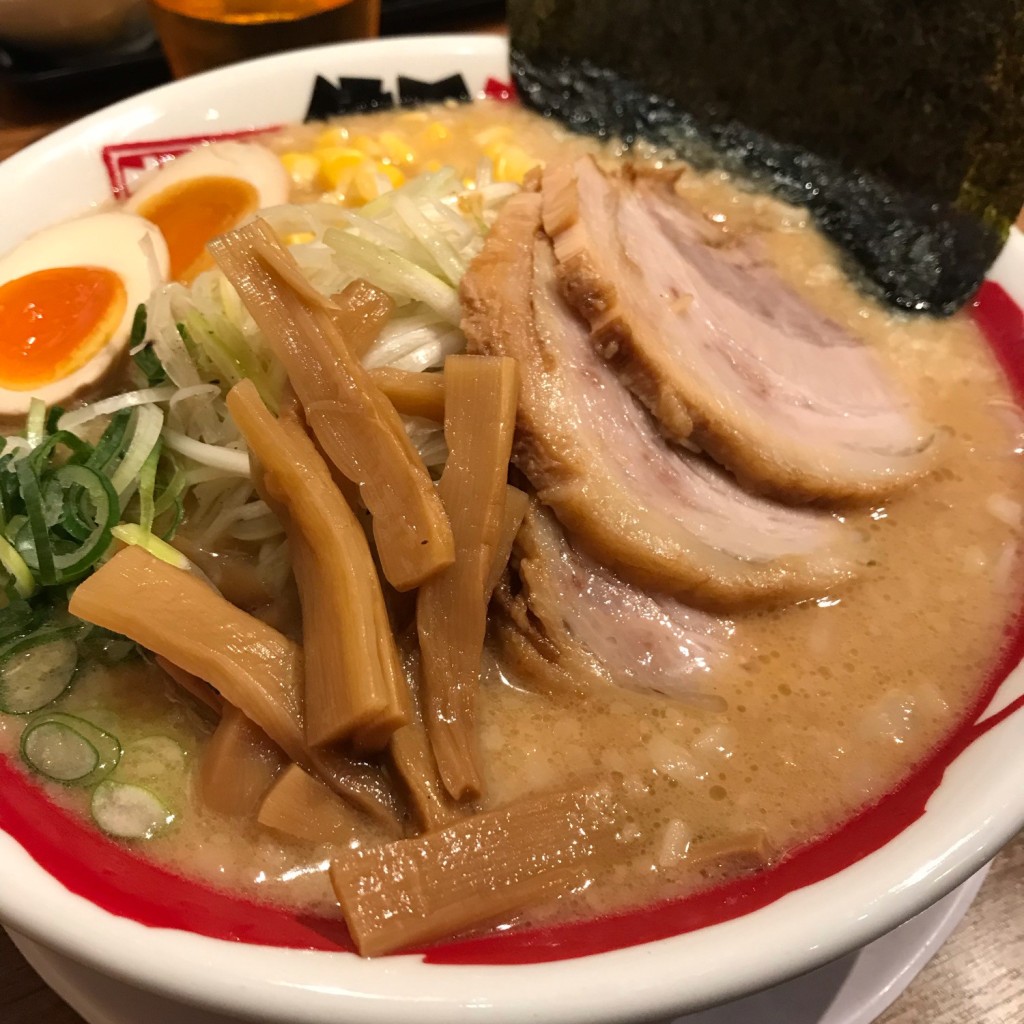 ユーザーが投稿した背脂味噌ラーメントッピングありの写真 - 実際訪問したユーザーが直接撮影して投稿した本町ラーメン / つけ麺麺や天鳳 中野坂上総本店の写真