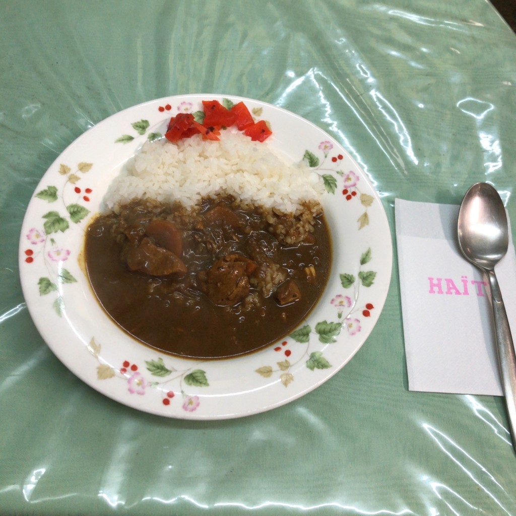 ユーザーが投稿したチキンカレーの写真 - 実際訪問したユーザーが直接撮影して投稿した中野カフェカフェハイチ 中野の写真