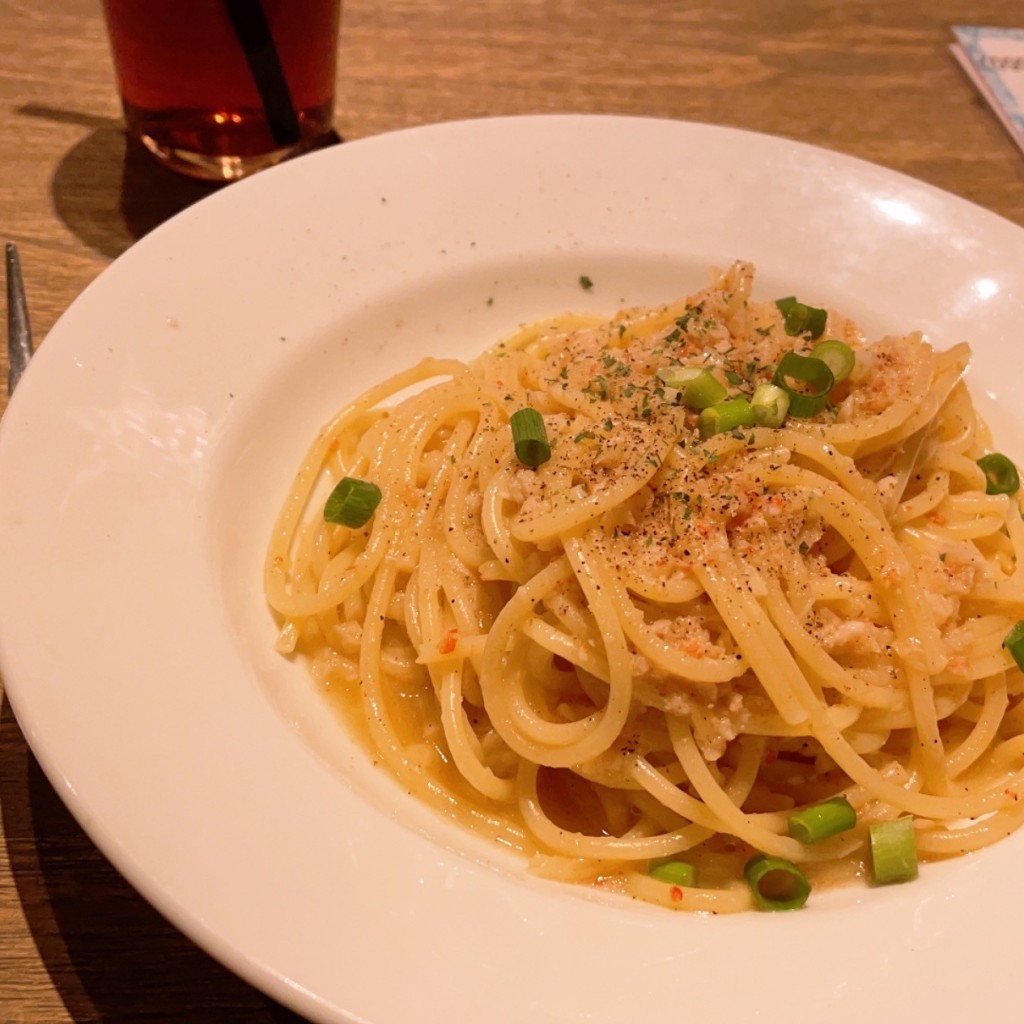 ユーザーが投稿したカニのスパゲッティの写真 - 実際訪問したユーザーが直接撮影して投稿した富士見イタリアンCONA 千葉駅前店の写真
