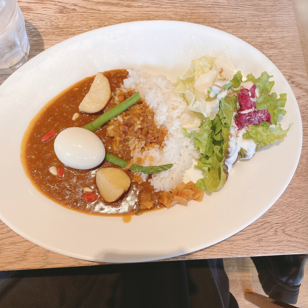 ユーザーが投稿したLunch薬膳カレーセットの写真 - 実際訪問したユーザーが直接撮影して投稿した竜南カフェ富屋珈琲店の写真