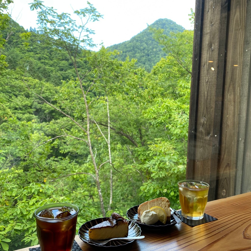 ユーザーが投稿したコーヒーの写真 - 実際訪問したユーザーが直接撮影して投稿した定山渓カフェカフェ 崖の上の写真