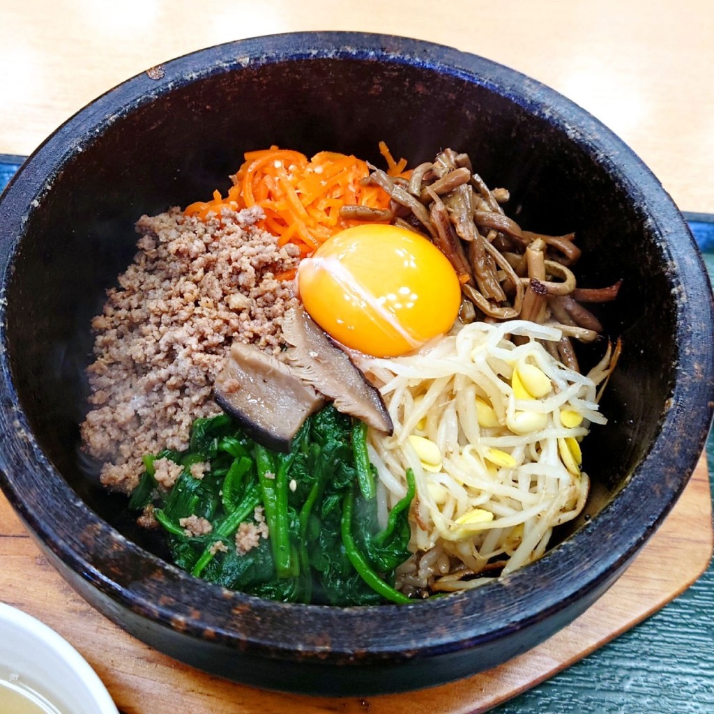 ユーザーが投稿した石焼ビビンバの写真 - 実際訪問したユーザーが直接撮影して投稿した野田韓国料理韓国料理 宋家 添田店の写真