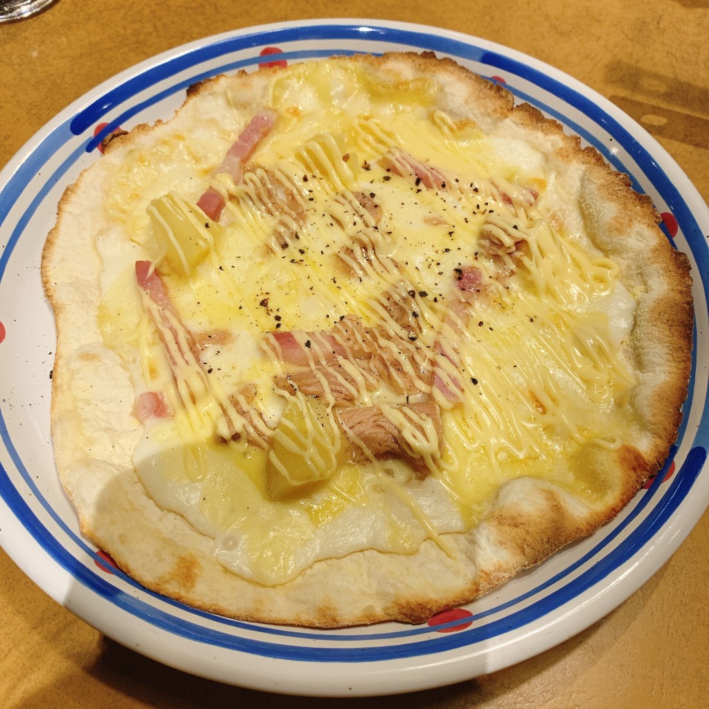 ユーザーが投稿したピザ、ドリンクバーセットの写真 - 実際訪問したユーザーが直接撮影して投稿した毛穴町パスタジョリーパスタ 泉北店の写真
