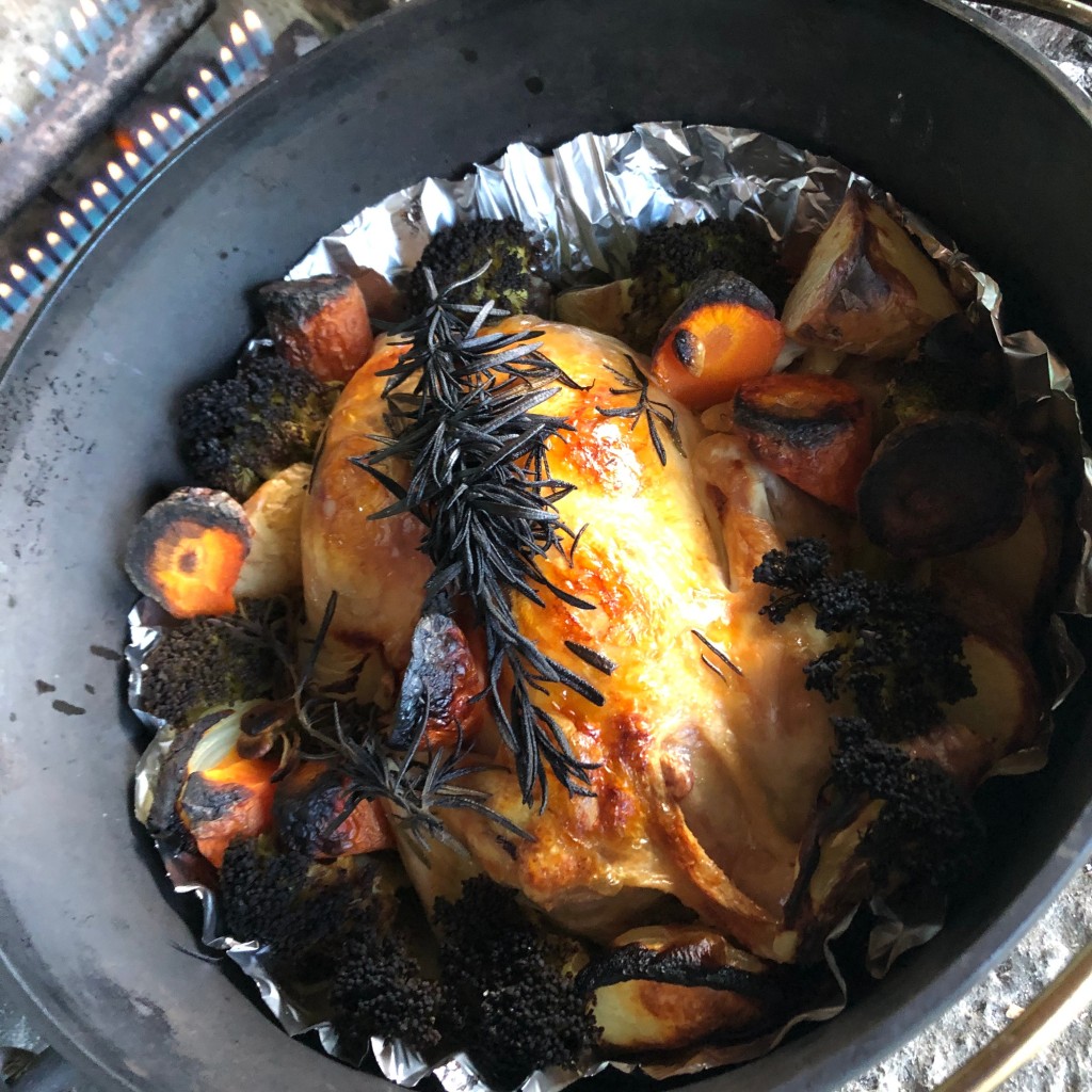 ユーザーが投稿したダッチオーブンローストチキンの写真 - 実際訪問したユーザーが直接撮影して投稿した牧野韓国料理藤野倶楽部 百笑の台所の写真