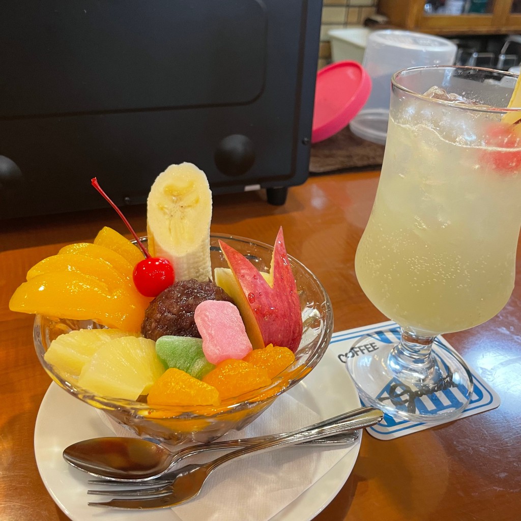 ユーザーが投稿したあんみつの写真 - 実際訪問したユーザーが直接撮影して投稿した上野喫茶店ギャランの写真