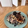 バレンタインパンケーキ - 実際訪問したユーザーが直接撮影して投稿した新川パンケーキHale-caffeの写真のメニュー情報