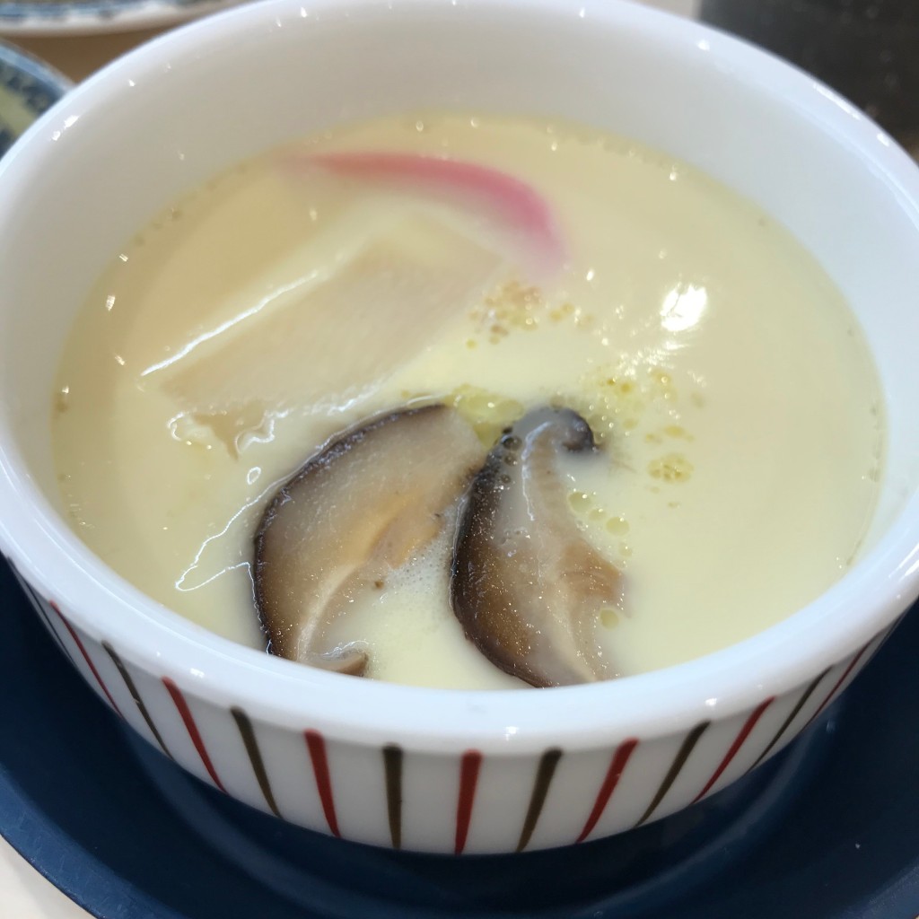 ユーザーが投稿した焼津産かつおだしの特製茶碗蒸しの写真 - 実際訪問したユーザーが直接撮影して投稿した湯川回転寿司はま寿司 伊東湯川店の写真