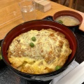 かつ丼 - 実際訪問したユーザーが直接撮影して投稿した松沼うどん思川食堂の写真のメニュー情報