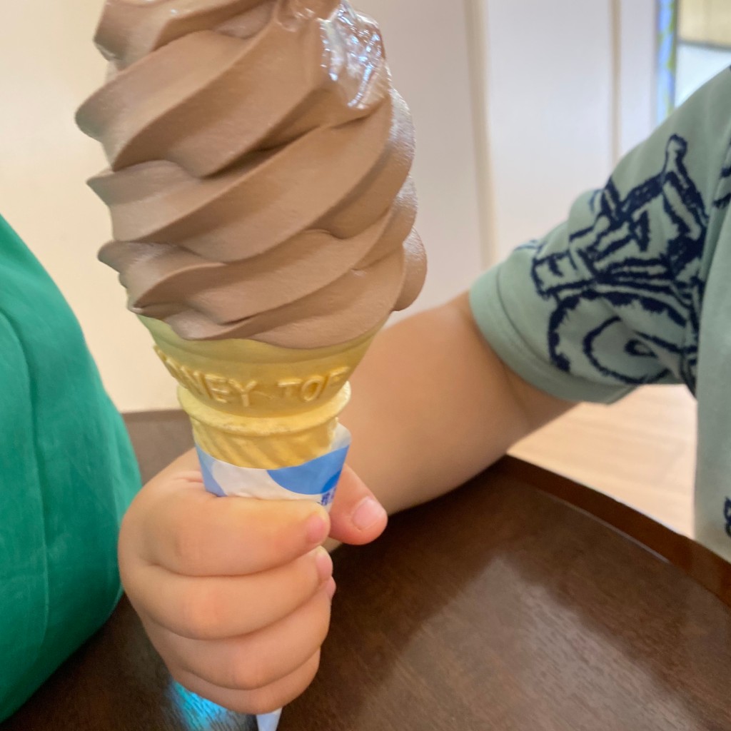 ユーザーが投稿したソフトクリーム チョコの写真 - 実際訪問したユーザーが直接撮影して投稿した北鬼柳お好み焼きルピックの写真
