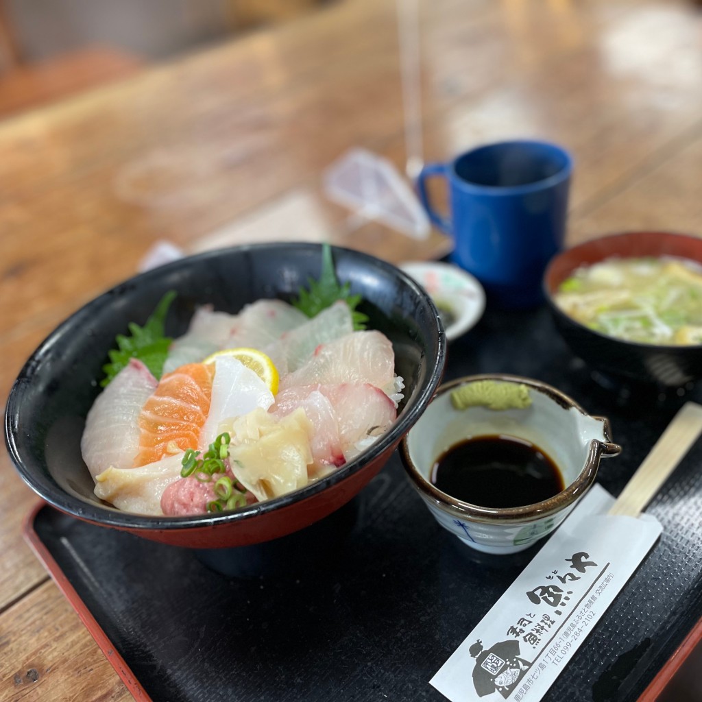 ユーザーが投稿した日替わり海鮮丼の写真 - 実際訪問したユーザーが直接撮影して投稿した七ツ島魚介 / 海鮮料理寿司と魚料理魚々やの写真