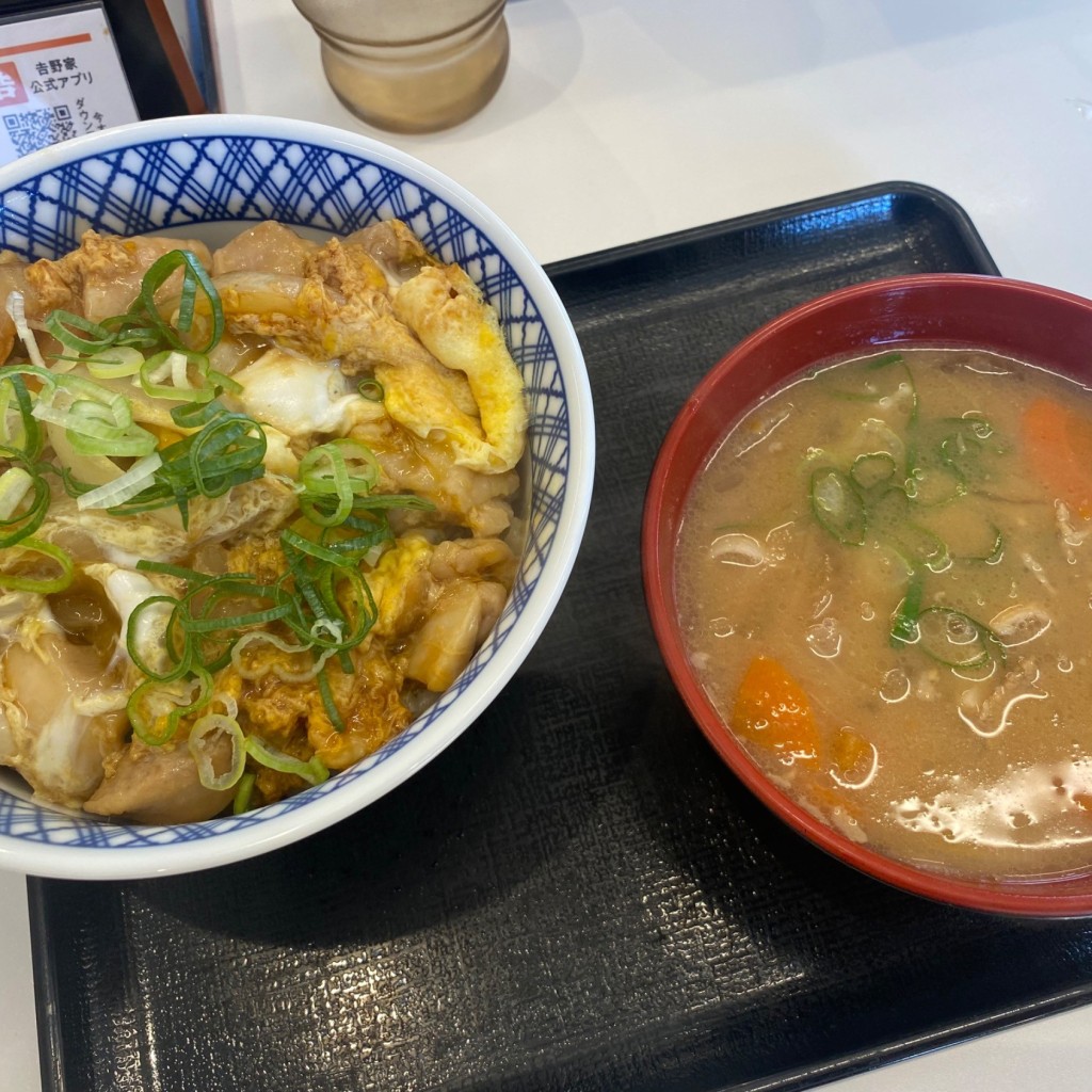 ユーザーが投稿した親子丼· 大の写真 - 実際訪問したユーザーが直接撮影して投稿した下萱津牛丼吉野家 甚目寺店の写真