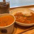 カレーとスープのセット - 実際訪問したユーザーが直接撮影して投稿した神田駿河台洋食スープストック東京 お茶の水店の写真のメニュー情報