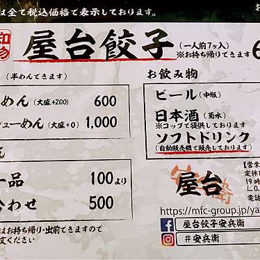 阪神虎吉2023日本一達成しました・感謝さんが投稿した廿代町餃子のお店屋台安兵衛/ヤタイヤスベエの写真