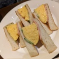ハムエッグトースト - 実際訪問したユーザーが直接撮影して投稿した七番町カフェ支留比亜 港七番町店の写真のメニュー情報