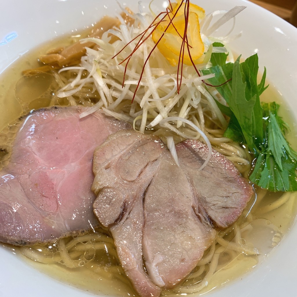 ユーザーが投稿した塩ラーメンとリゾットの写真 - 実際訪問したユーザーが直接撮影して投稿した大塚町ラーメン専門店麺処 ぐり虎 ゆめタウン出雲店の写真