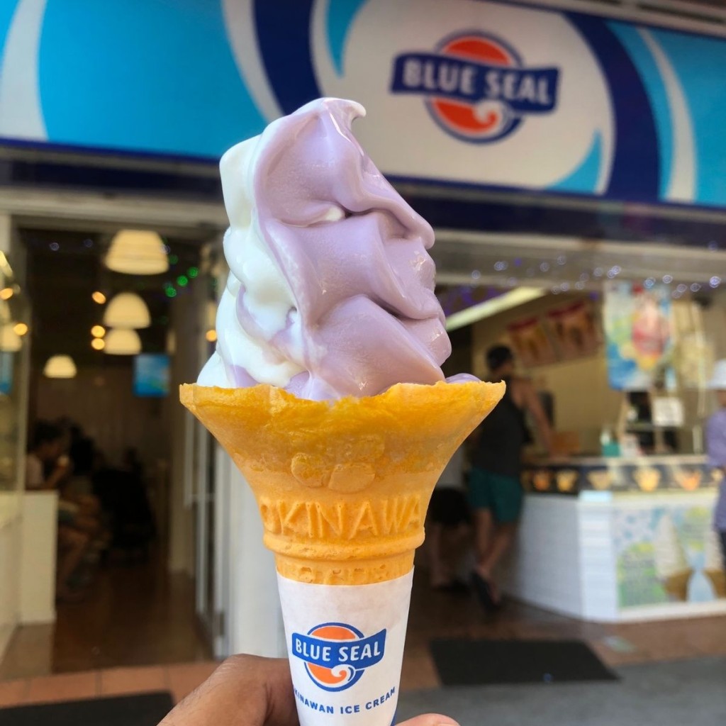 ユーザーが投稿したウベの写真 - 実際訪問したユーザーが直接撮影して投稿したライカムアイスクリームブルーシール 沖縄ライカム店の写真