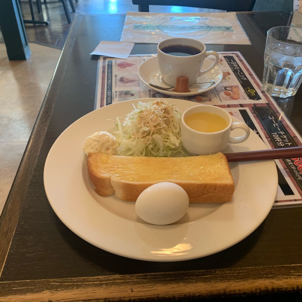 ユーザーが投稿したモーニングコーヒーの写真 - 実際訪問したユーザーが直接撮影して投稿した桜井本町カフェグリーンカフェ 小牧の写真