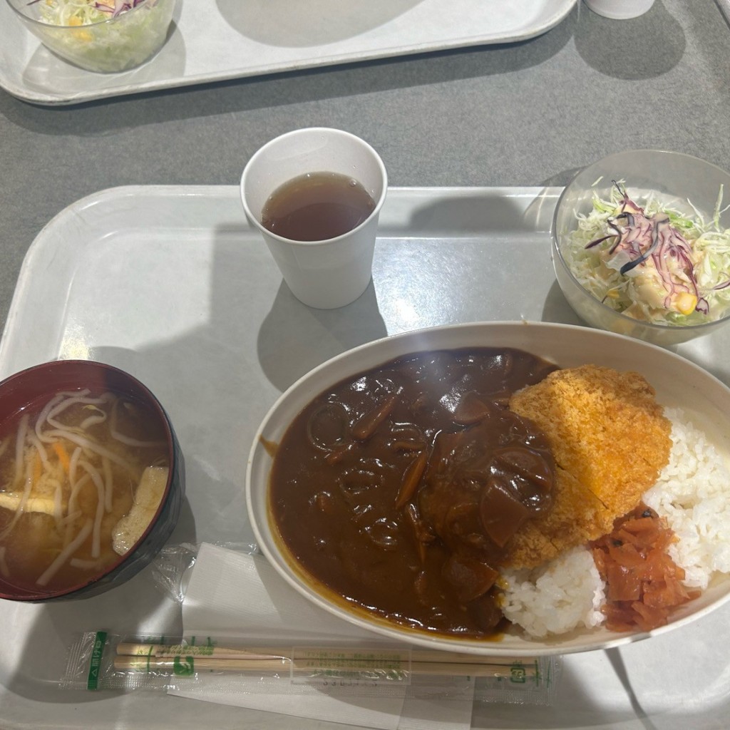 ユーザーが投稿したカツカレーの写真 - 実際訪問したユーザーが直接撮影して投稿した淵野辺学食 / 職員食堂青山学院大学学生食堂の写真